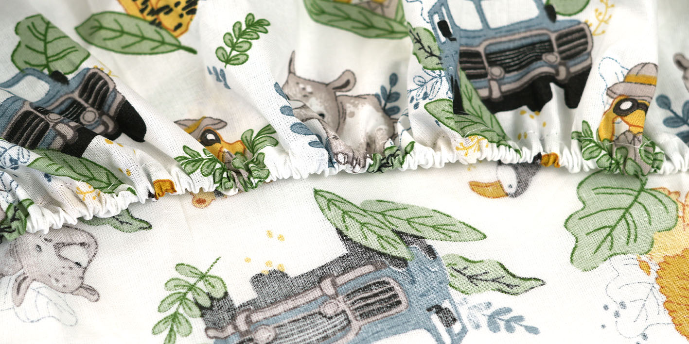 prześcieradło 80x160 rajd safari